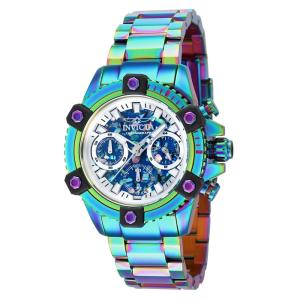 Relógio Feminino das Forças da Coalizão Invicta com Mostrador Abalone, Invicta 35983, Iridescente