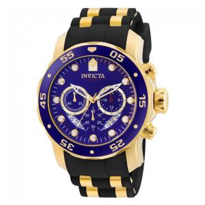 Relógio Masculino Pro Diver SCUBA, Invicta 6983, Preto, Dourado e Azul