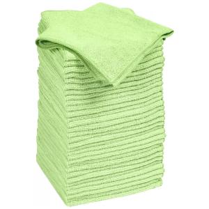 Pano de Limpeza de Microfibra, Lavável e Reutilizável, 36 UN, Quickie, Verde