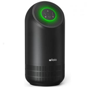 Afloia Purificador de Ar com Filtro HEPA H13, 3 Velocidades, até 81 m2, Preto