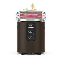 Ninja Fireside360 Fire Pit por Heater. 80,000 BTU. 3 Modes. Metallic Mocha