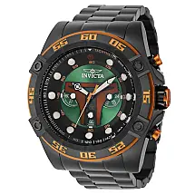 Relógio Masculino Analógico de Quartzo 52mm, Invicta Star Wars Boba Fett 40093, Preto