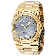 Relgio feminino Reserve Slim 0,05 quilates diamante suo Ronda 1062 calibre com mostrador em madreprola - 38 mm.