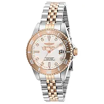 Relógio Feminino Pro Diver, Invicta 29193, Prata e Ouro Rosa
