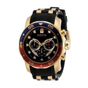 Relgio masculino profissional - 48 mm. Preto. Ouro 31293
