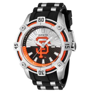 Relgio masculino MLB San Francisco Giants - 52 mm. Ao. Preto ZG-43293