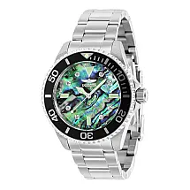 Relógio feminino Invicta Pro Diver 0,03 Carat Diamond com mostrador abalone , aço 39293