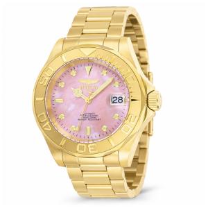 Relgio masculino Pro Automtico com mostrador em madreprola - 40 mm. Ouro 28693