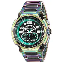 Relógio Masculino Invicta S1 Rally 50, Preto e Verde 43793