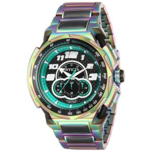 Relógio Masculino Invicta S1 Rally 50, Preto e Verde 43793