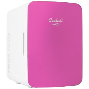Mini Geladeira para Skincare 10 Litros, 12V, 110v, COOLULI I10L2P, Rosa