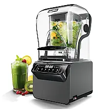 Liquidificador Programável 2L com 4 Velocidades, 1500W, 110v, WANTJOIN, Preto