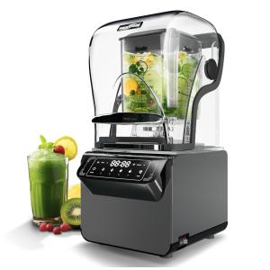 Liquidificador Programável 2L com 4 Velocidades, 1500W, 110v, WANTJOIN, Preto