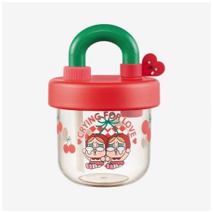 Caneca com Canudo Série CRYBABY Crying For Love da Pop Mart