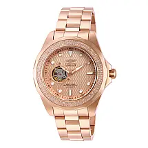 Relgio masculino Grand Pro 0,76 quilates com diamante automtico - 47 mm. Ouro Rosa 16893