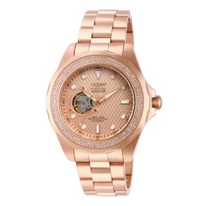 Relgio masculino Grand Pro 0,76 quilates com diamante automtico - 47 mm. Ouro Rosa 16893
