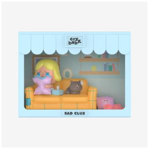 Conjunto de Cenas da Série CRYBABY Sad Club da POP MART Caixa Surpresa