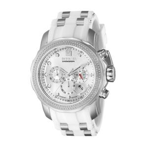 Relógio Masculino Pro Diver 0,76 quilates com Diamante, Invicta 37993, Branco e Prata