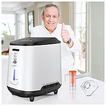 SUFU MRS105 Concentrador de Oxigênio Portátil 7L, Funciona 24H, 110V, Branco
