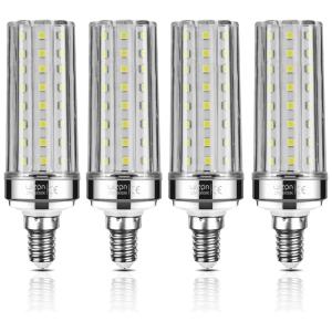 Lâmpada LED 150W 2000 Lumens 6000K Branca com Base E12, 4 Unidades, YIIZON, Branco