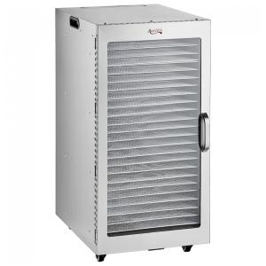 Desidratador de Alimentos Avantco LT93 Inox com Porta de Vidro - 120V, 1600W, 24 Bandejas