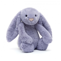 Pelúcia Jellycat Bashful Viola Bunny, Médio 31 centímetros Coelho Brinquedo de Pelúcia Clássico Presente Infantil