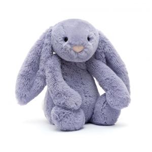 Pelúcia Jellycat Bashful Viola Bunny, Médio 31 centímetros Coelho Brinquedo de Pelúcia Clássico Presente Infantil