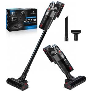 Aspirador de Pó Multifuncional BRITECH sem Fio com Acessórios e Sucção Potente 23000PA, 11OV, Vermelho