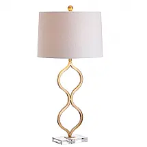 Abajur Luminária de Mesa, Estilo Contemporâneo Transicional com 80 cm de Altura para Quarto, Sala de Estar e Escritório, 110V 100W