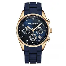 Relógio Stuhrling D57A Quartz 42mm - Resistente à Água até 3 ATM (30 Metros) - Design Moderno