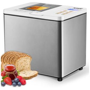 Panificadora Automática 19 em 1 para até 680g com 2 Tamanhos, 110V 550W, KBS, Prata