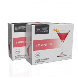 Cápsulas de Coquetel Cosmopolitan para Máquina de Drinks Bartesian, 16 Un