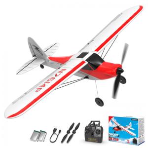 Avião de Controle Remoto 2.4G Design 4CH, Idade Recomendada 14, VOLANTEXRC, Branco