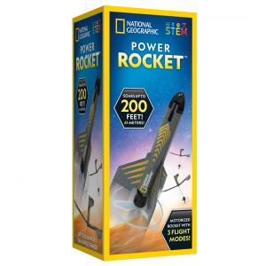 Lançador de Foguetes Atinge até 60 m de Altura para Crianças a Partir de 8 Anos, NATIONAL GEOGRAPHIC, Cinza