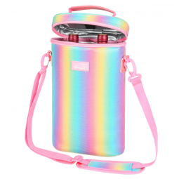 Tirrinia: Bolsa Térmica para 2 Garrafas de Vinho, Resistente a Vazamentos - Perfeita para Viagens, Restaurantes, Degustações e Presentes