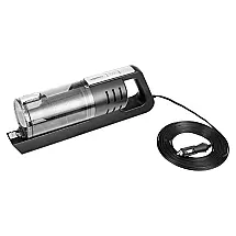 Aspirador de Pó Automotivo 12V Portátil e Recarregável com Acessórios, Cinza