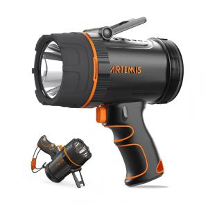 Lanterna LED Recarregável 2000 Lúmens 20W á Prova d com Cabo USB, GOODSMANN, Preto