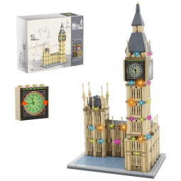 Kit de Construção Big Ben com 795 Peças e Luzes LED para Crianças a Partir de 10 Anos, Spotyee