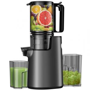 Espremedor de Sucos de Pressão Fria, com Funil Largura de 13,7 cm, 350W, com Alta Produção, Fácil de Limpar (Preto),LQZ