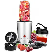Liquidificador Pessoal Portátil com Acessórios, 110V 1200W, Regenerate, Prata