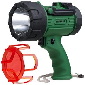 Lanterna 1500LM com USB, 3 Modos de Luz, á Prova D IP67, 18W, YIERBLUE yiff 02, Verde