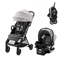 Cadeirinha Graco Ready2Jet Sistema de Viagem Cinza com Bebê Conforto SnugRide Lite 1,8 a 13,6 kg