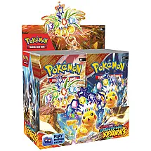 Box Booster Pokémon TCG Scarlet & Violet Surging Sparks com 36 boosters, mais de 250 cartas, ex, ACE SPEC e artes especiais