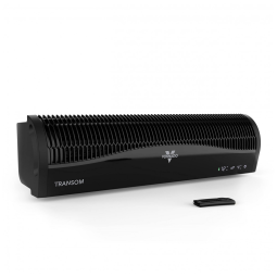 Ventilador TRANSOM de Janela com 4 Velocidades e Controle Remoto, 110v, VORNADO FA1 0136 06, Preto