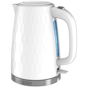 Chaleira Elétrica Capacidade 1L, Sem Fio, 1560W, 110v, BLACKDECKER KE1560W, Branco