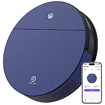 Aspirador de Pó Robô OKP K3 com Auto Carregamento e Sucção Forte 2000PA, 110V, Azul