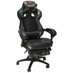 Cadeira Gamer, Reclinável, Ergonômico, 360 Graus, Camuflado, RESPAWN RSP 110 FST, Verde