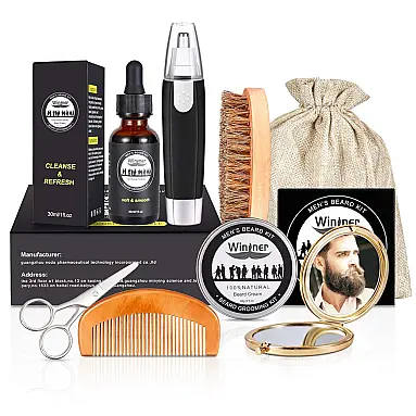 Kit para Barba Profissional Portátil