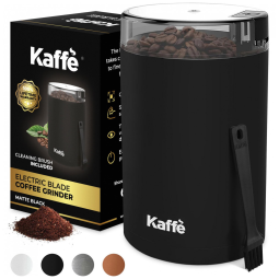 e Moedor de Café em Grãos 100g de Aço Inoxidável, 110v, KAFFè KFGRINDERS, Preto