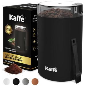 e Moedor de Café em Grãos 100g de Aço Inoxidável, 110v, KAFFè KFGRINDERS, Preto